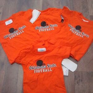 4PCT LOT‎ BOYS 6 MONTHS OKLAHOMA STATE COWBOYS SHIRT VINTAGE Y2K 00S L7